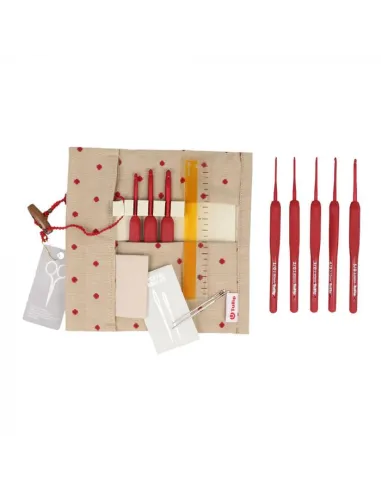 Set Estuche 8 Ganchillos Tulip Etimo Red