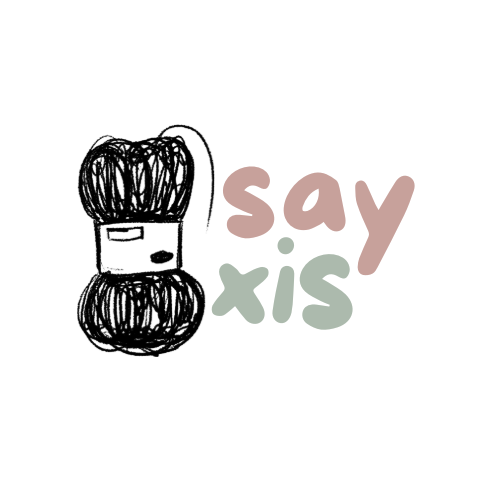 Logo say xis tienda de hilos y lanas