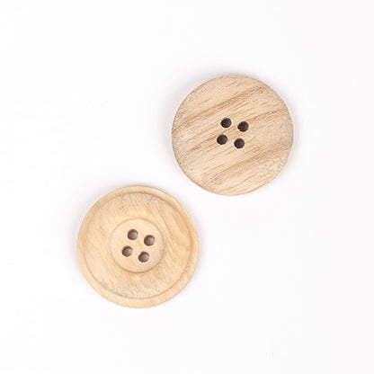 Botones de madera de haya