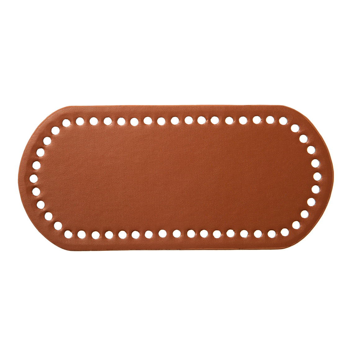 Base para bolso de polipiel marrón 20×10 cm
