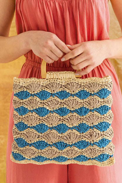 Bolso Rhodes Eco Vita Raffia Ganchillo