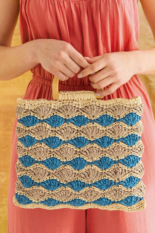 Bolso Rhodes Eco Vita Raffia Ganchillo