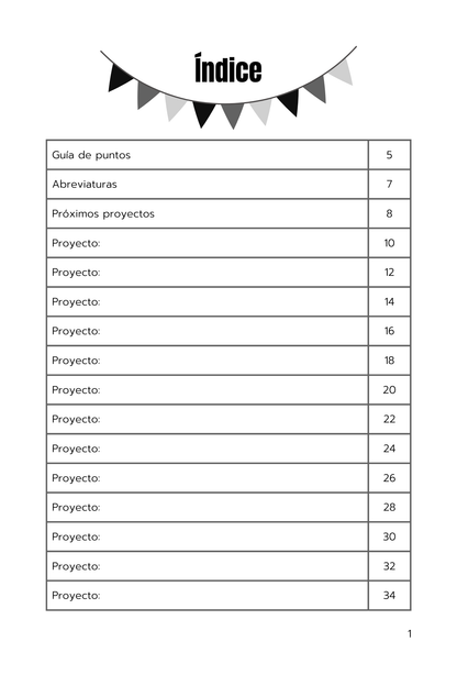Cuaderno de crochet