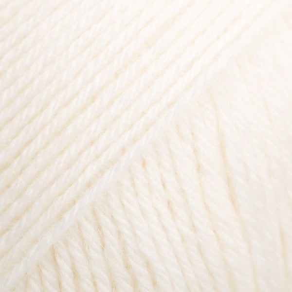 Drops Fabel hilo calcetines blanco