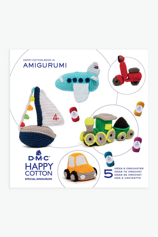 Happy Cotton Book 15, Transportes Patrones Amigurumi