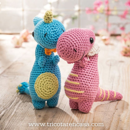 Revista amigurumis de colores Nº 1 Dinosaurios