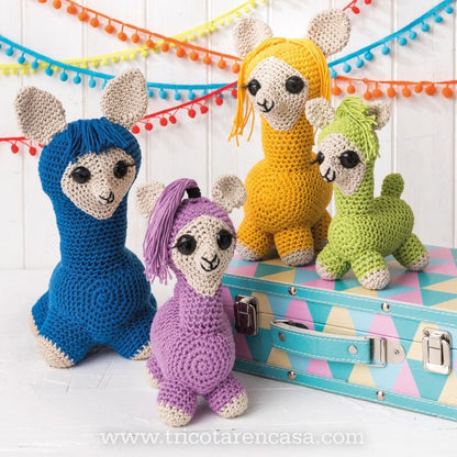 Revista amigurumis de colores Nº 1 Llamas