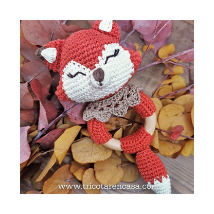 Revista Amigurumis Magia del Bosque Nº 1 Mordedor Zorro