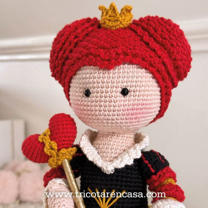 Revista Amigurumis de Cuento Reina de Corazones