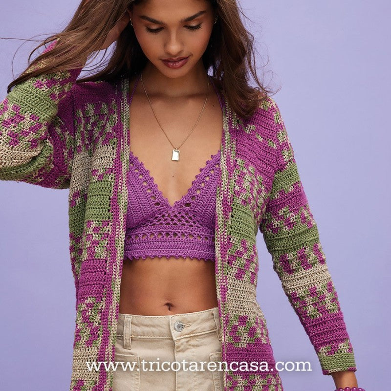 Revista tricotar en casa Nº 63 Primavera Crochet
