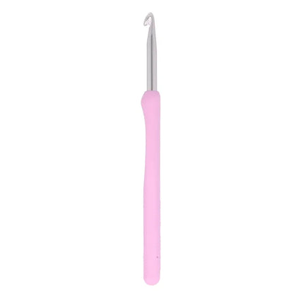 Ganchillo Tulip Etimo Rosa Softgrip vista lateral