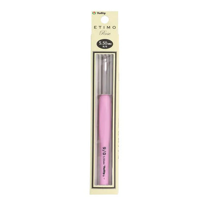 Ganchillo Tulip Etimo Rosa Softgrip blister